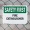 Signmission Fire Extinguisher OSHA Safety First Sign, Plastic, 10in W x 7in L, 2PK OS-2PACK-SF-P-710-L-10618 - alternate 6